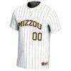 Missouri Tigers GameDay Greats Unisex NIL Pick-A-Player Lightweight Softball Jersey - White - Side View