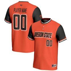 Oregon State Beavers GameDay Greats Unisex NIL Pick-A-Player Lightweight Softball Jersey - Orange - Front View