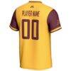 Minnesota Golden Gophers GameDay Greats Unisex NIL Pick-A-Player Lightweight Softball Jersey - Gold - Detail View