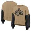 San Francisco 49ers Nike Women's Oversized Rewind Phoenix Fleece Sweatshirt - - Front View
