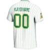 Oregon Ducks GameDay Greats Youth NIL Pick-A-Player Lightweight Softball Jersey - White - Detail View