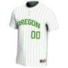 Oregon Ducks GameDay Greats Youth NIL Pick-A-Player Lightweight Softball Jersey - White - Side View