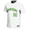 Oregon Ducks GameDay Greats NIL Pick-A-Player Lightweight Softball Jersey - White - Side View
