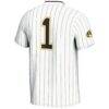 #1 Missouri Tigers GameDay Greats Unisex Lightweight Softball Jersey - White - Detail View
