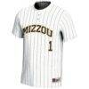#1 Missouri Tigers GameDay Greats Unisex Lightweight Softball Jersey - White - Side View