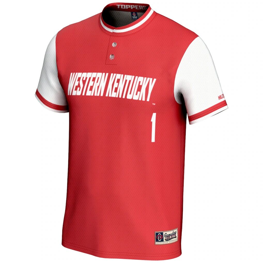 #1 Western Kentucky Hilltoppers GameDay Greats Unisex Lightweight Softball Jersey