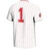 #1 Western Kentucky Hilltoppers GameDay Greats Youth Lightweight Softball Jersey - White - Detail View