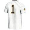 #1 Missouri Tigers GameDay Greats Youth Lightweight Softball Jersey - White - Detail View