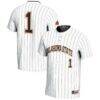 #1 Oklahoma State Cowboys GameDay Greats Youth Lightweight Softball Jersey - White - Front View