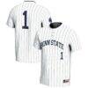 #1 Penn State Nittany Lions GameDay Greats Youth Lightweight Softball Jersey - White - Front View