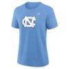North Carolina Tar Heels Jordan Brand Women's Primary Logo T-Shirt - - Side View