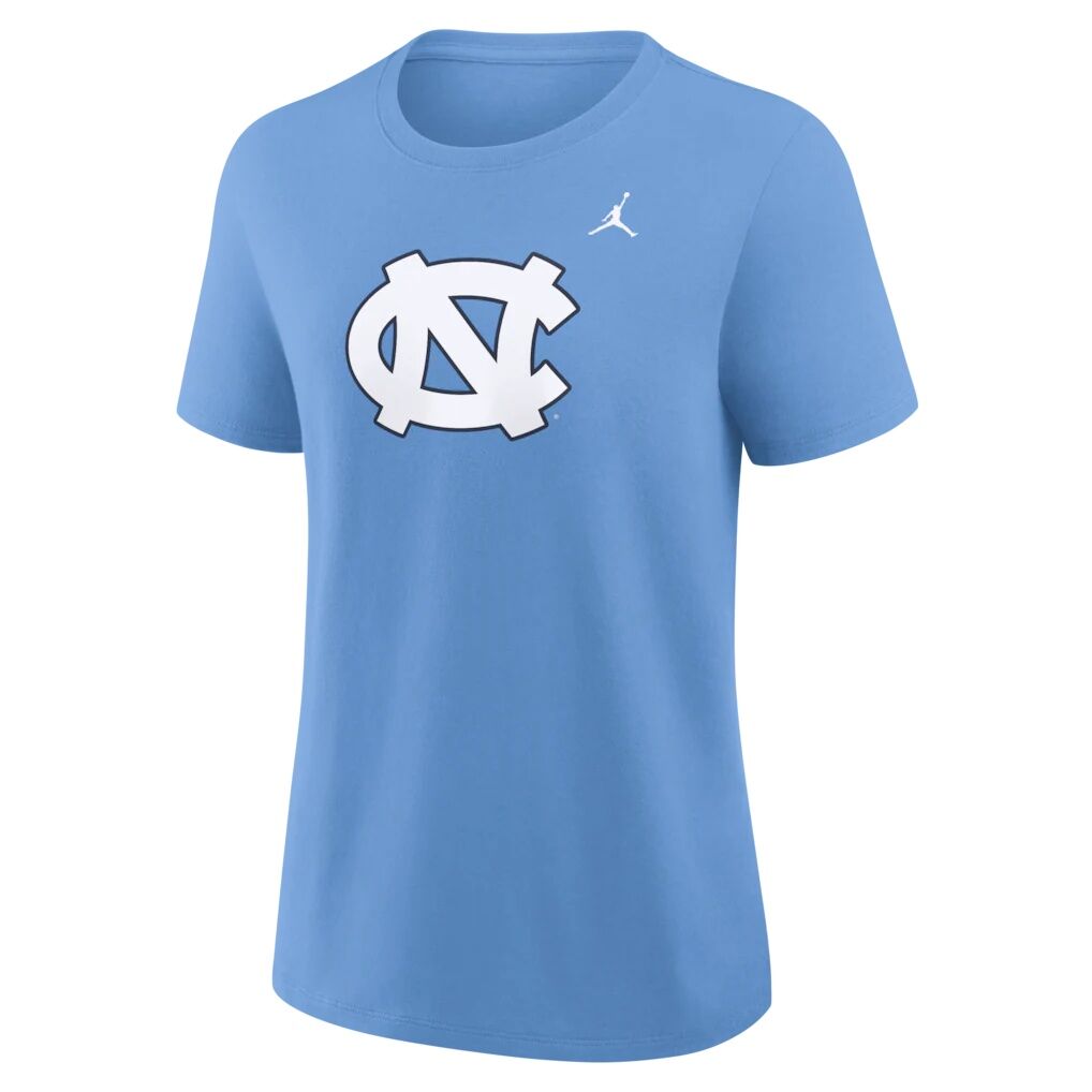 North Carolina Tar Heels Jordan Brand Women's Primary Logo T-Shirt - Carolina Blue