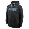 Carolina Panthers Nike Sideline Standard Issue Top Prospect Dri-FIT Hoodie - Black - Detail View