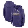 Baltimore Ravens Nike Women's Sideline Standard Issue Dri-FIT Hoodie - Purple - Front View