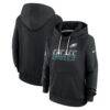 Philadelphia Eagles Nike Women's Sideline Standard Issue Dri-FIT Hoodie - Black - Front View