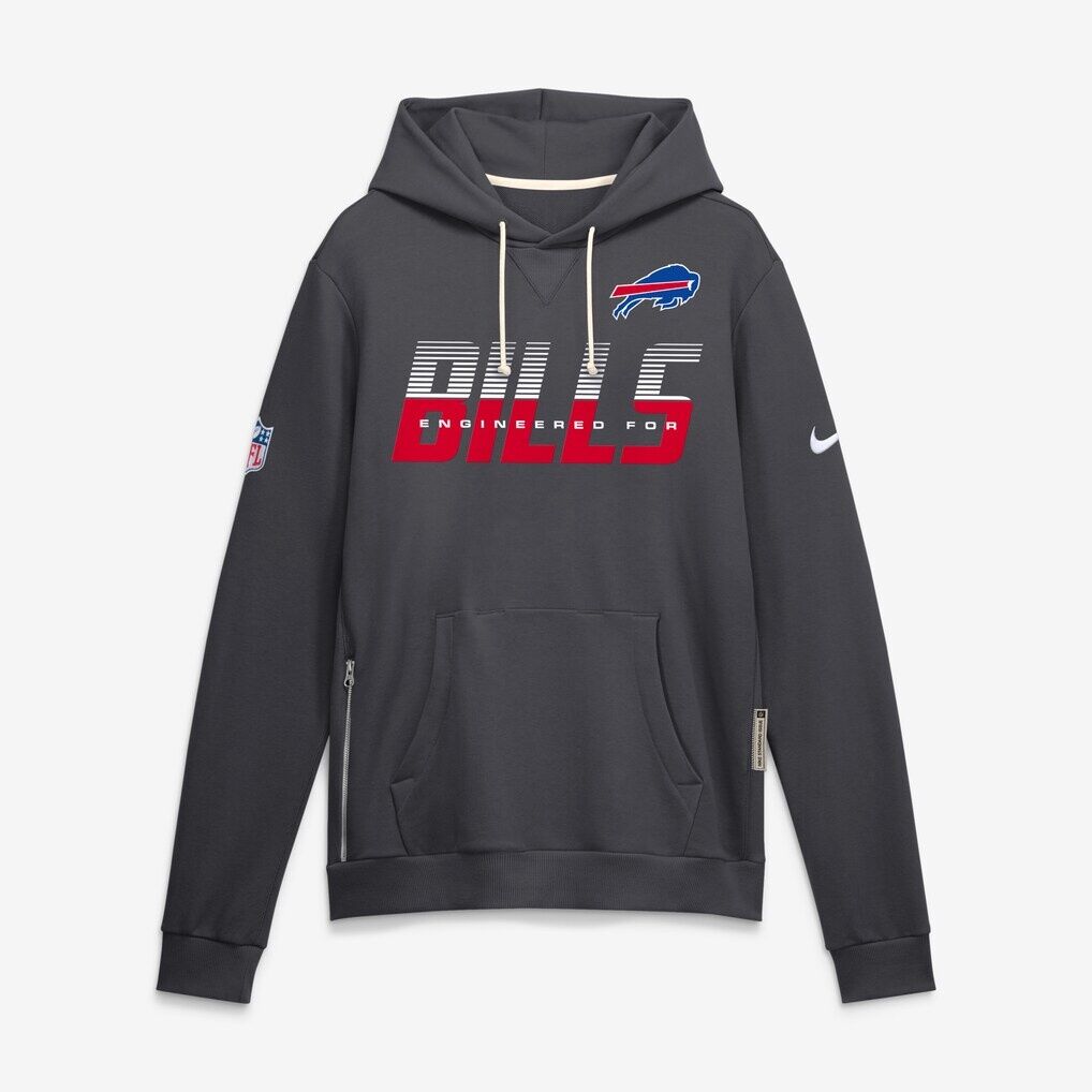 Buffalo Bills Nike Sideline Standard Issue Top Prospect Dri-FIT Hoodie