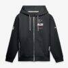 Atlanta Falcons Nike Sideline Standard Issue Quarterback Scramble Dri-FIT Full-Zip Hoodie - Black - Front View