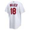 Jordan Walker St. Louis Cardinals Nike Home Replica Jersey - White - Detail View