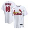 Jordan Walker St. Louis Cardinals Nike Home Replica Jersey - White - Front View