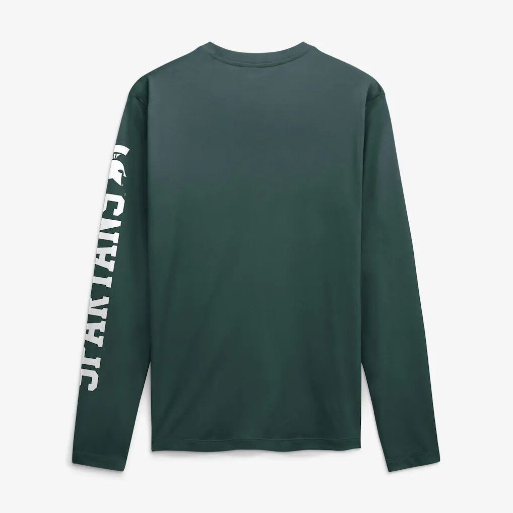 Michigan State Spartans Nike Primetime Logo Sleeve Legend Dri-FIT Long Sleeve T-Shirt
