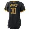 Paul Skenes Pittsburgh Pirates Nike Women's 2026 City Connect Stadium Jersey - Black - Detail View
