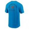 Carolina Panthers Nike Split Logo T-Shirt - Blue - Detail View