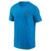 Carolina Panthers Nike Split Logo T-Shirt - Blue - Side View