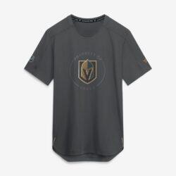 Vegas Golden Knights Fashion7 Authentic Pro Train Performance T-Shirt - Charcoal - Front View