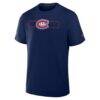 Montreal Canadiens Fashion7 Authentic Pro Primary Logo T-Shirt - Navy - Detail View