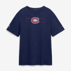 Montreal Canadiens Fashion7 Authentic Pro Primary Logo T-Shirt - Navy - Front View
