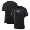 Los Angeles Kings Fashion7 Authentic Pro Primary Logo T-Shirt - Black - Detail View