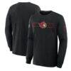Ottawa Senators Fashion7 Authentic Pro Primary Logo Long Sleeve T-Shirt - Black - Detail View