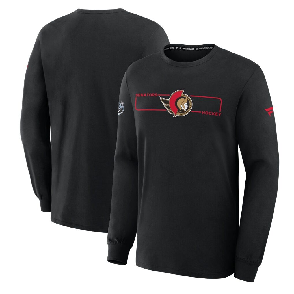 Ottawa Senators Fashion7 Authentic Pro Primary Logo Long Sleeve T-Shirt