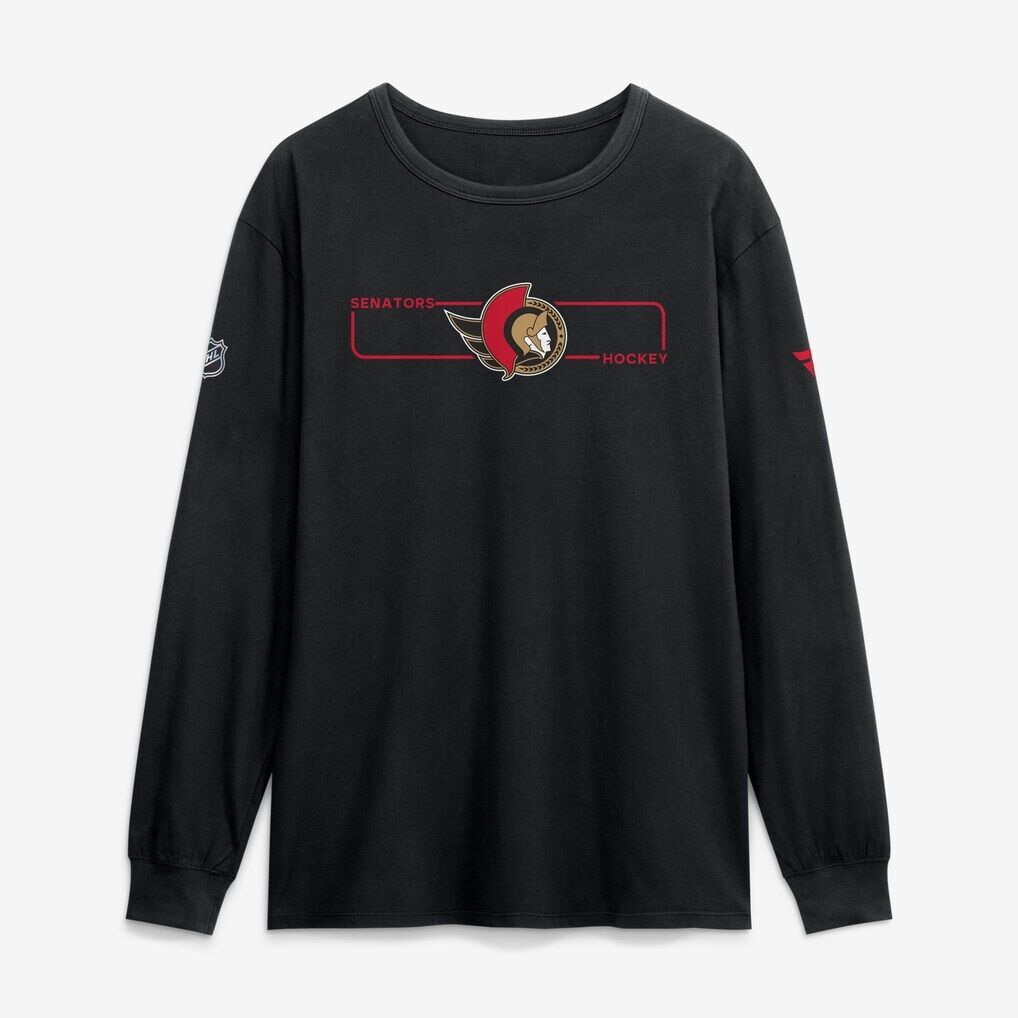 Ottawa Senators Fashion7 Authentic Pro Primary Logo Long Sleeve T-Shirt