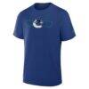 Vancouver Canucks Fashion7 Authentic Pro Primary Logo T-Shirt - Blue - Detail View