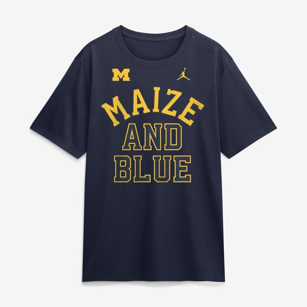 Michigan Wolverines Jordan Brand Primetime Arch Mantra Legend Dri-FIT T-Shirt