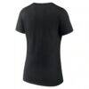 Arizona Diamondbacks Logo Athletic Women's Official Logo Athletic V-Neck T-Shirt - Black - Detail View