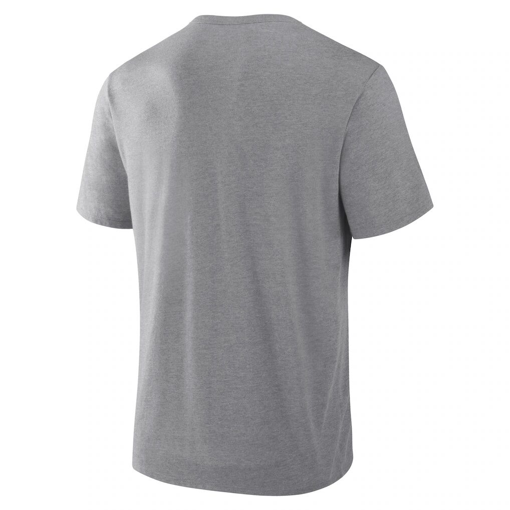 Denver Broncos Fashion7 Tribute Direct Handoff Tri-Blend T-Shirt - Heather Gray