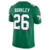 Saquon Barkley Philadelphia Eagles Nike Alternate Vapor F.U.S.E. Stitched Limited Jersey - Kelly Green - Detail View