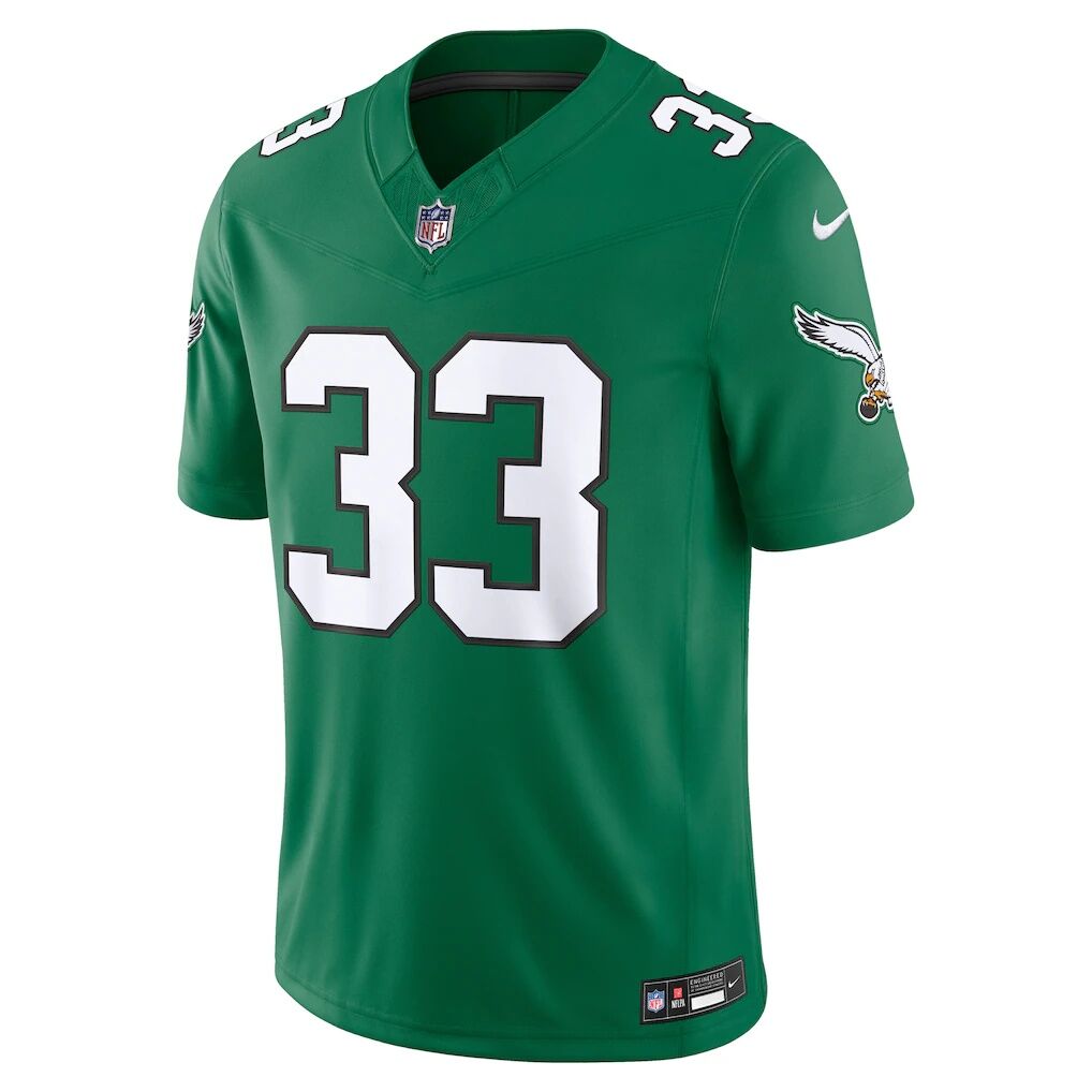Cooper DeJean Philadelphia Eagles Nike Alternate Vapor F.U.S.E. Stitched Limited Jersey - Kelly Green