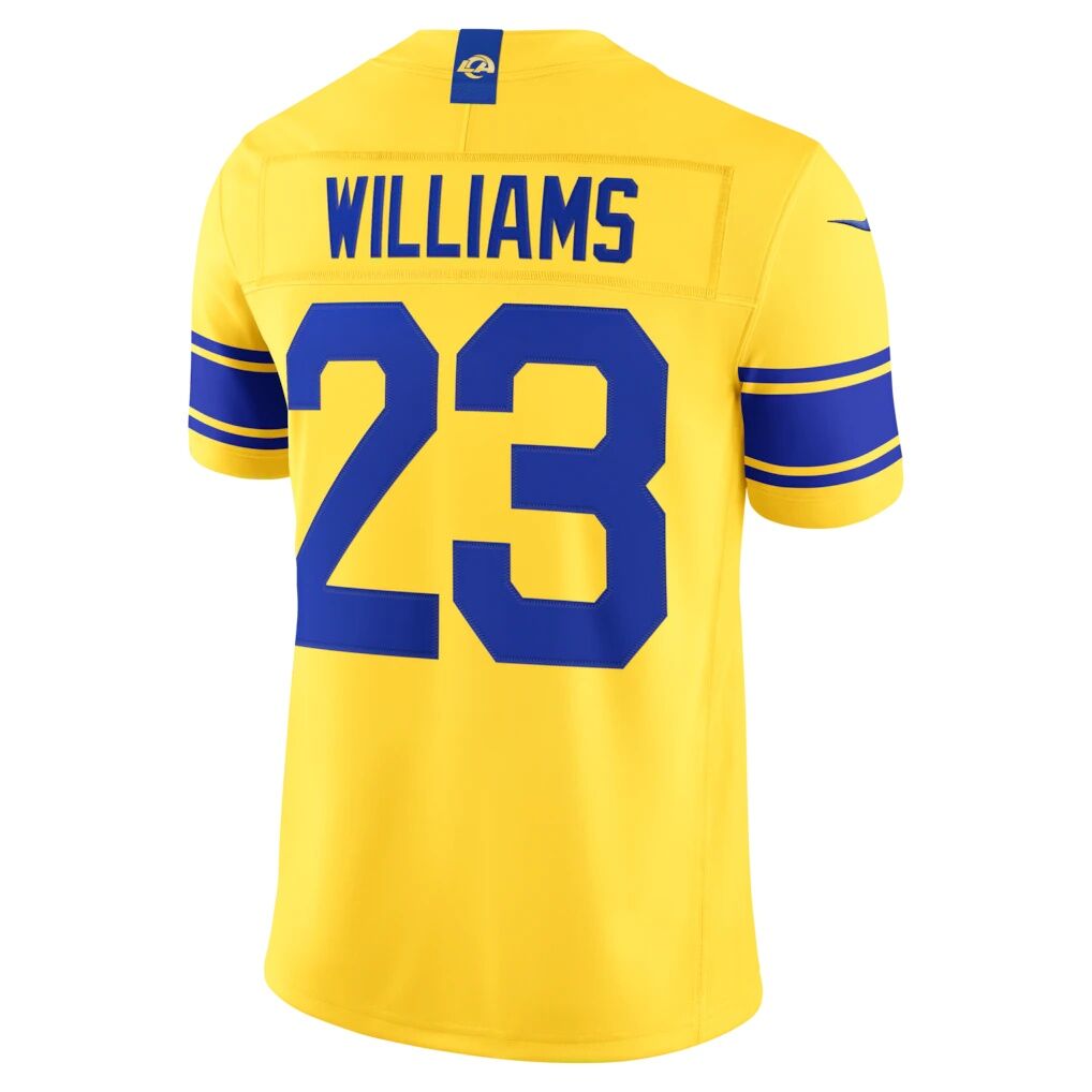 Kyren Williams Los Angeles Rams Nike Classic Sol Vapor F.U.S.E. Stitched Limited Jersey