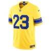 Kyren Williams Los Angeles Rams Nike Classic Sol Vapor F.U.S.E. Stitched Limited Jersey - Gold - Side View