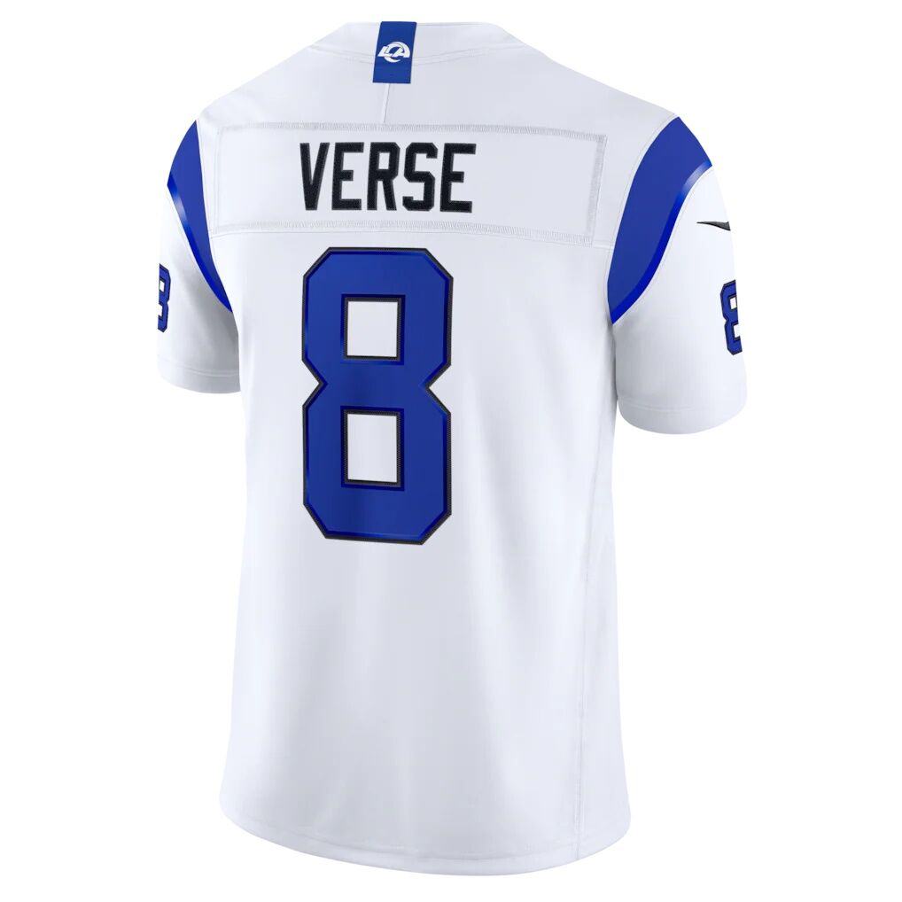 Jared Verse Los Angeles Rams Nike Alternate Fearsome White Vapor F.U.S.E. Stitched Limited Jersey