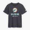 Miami Dolphins Nike Sideline Alternate Final Sprint Dri-FIT T-Shirt - Charcoal - Front View