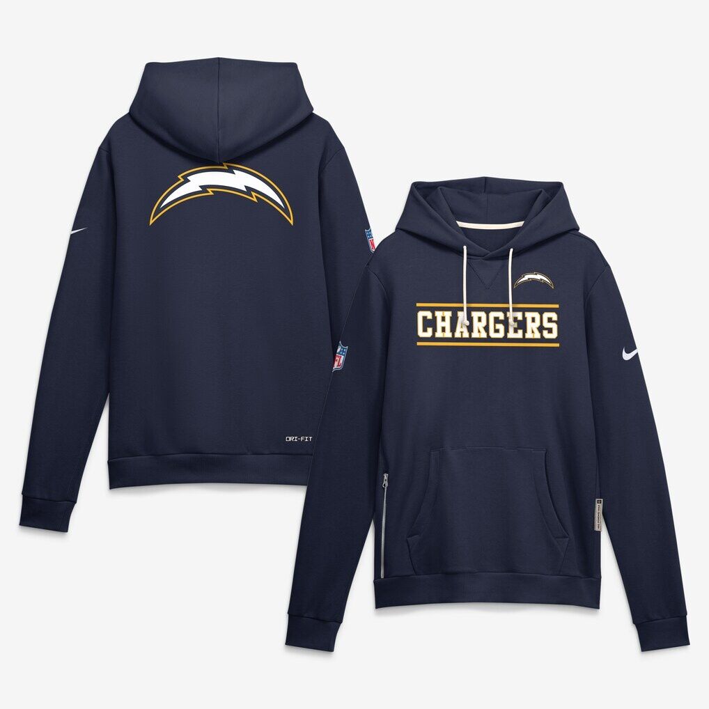 Los Angeles Chargers Nike Standard Issue Replay Officials Alternate Dri-FIT Hoodie