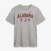 Alabama Crimson Tide Nike Primetime Football Icon T-Shirt - Heather Gray - Back View