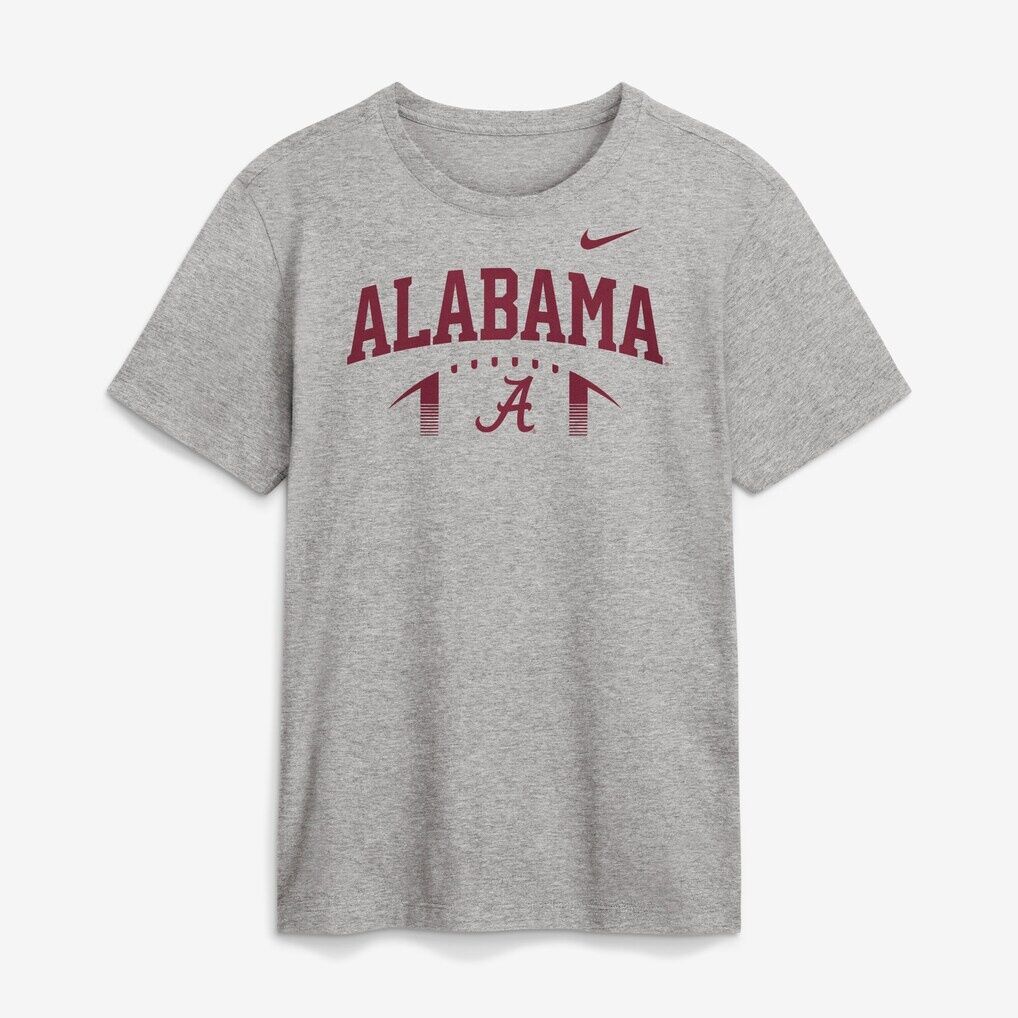 Alabama Crimson Tide Nike Primetime Football Icon T-Shirt - Heather Gray