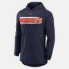 Auburn Tigers Nike Primetime Pattern Tri-Blend Dri-FIT Long Sleeve Hooded T-Shirt - Navy - Detail View