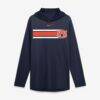 Auburn Tigers Nike Primetime Pattern Tri-Blend Dri-FIT Long Sleeve Hooded T-Shirt - Navy - Front View