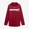 Alabama Crimson Tide Nike Primetime Pattern Tri-Blend Dri-FIT Long Sleeve Hooded T-Shirt - Crimson - Front View
